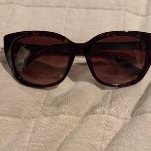 Tory Burch Tortoiseshell Sunglasses with Brown Lenses